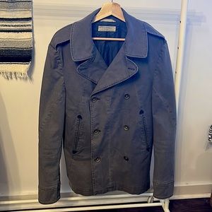 Rag & Bone, Grey military style coat.  Size 40R.  Spring / Fall weight.